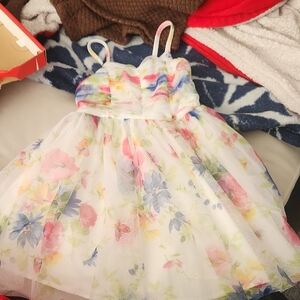 Floral Multicolor Kids Dress
